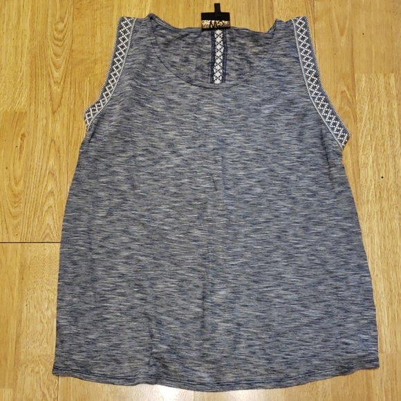 W5 swing tank with tapestry ribbon trim Sz small - Picture 1 of 3